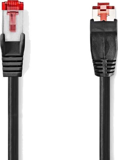 Nedis Cat 6 RJ45 til RJ45 Kabel, 2m - Svart