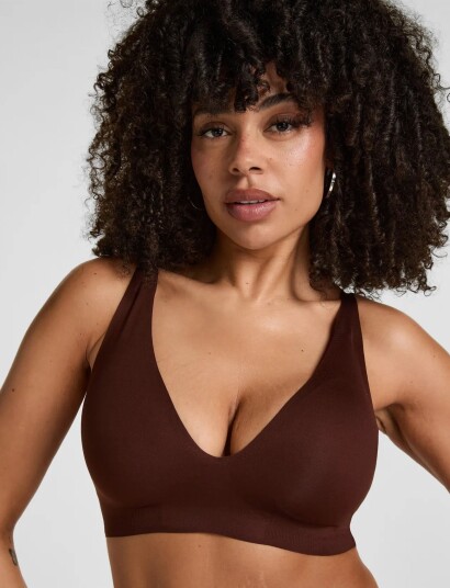 Hunkemöller Ultimate Comfort Bralette Brown M Hunkemöller Ultimate Comfort Bralette Brown M