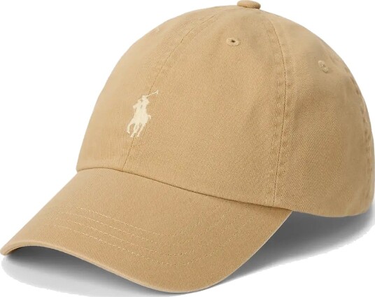 Polo Ralph Lauren The Iconic Cotton Chino Ball Cap Beige ONE SIZE Polo Ralph Lauren The Iconic Cotton Chino Ball Cap Beige ONE SIZE