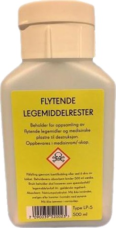 Seponett LP-5 oppsamlingsbeholder 500 ml