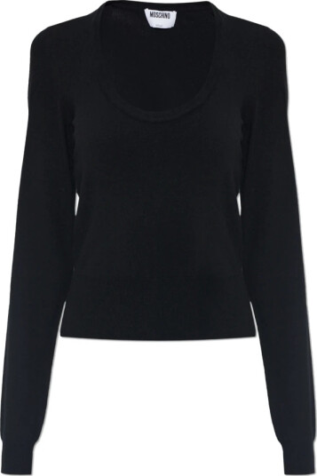Moschino Dame Topper Svart XS,
