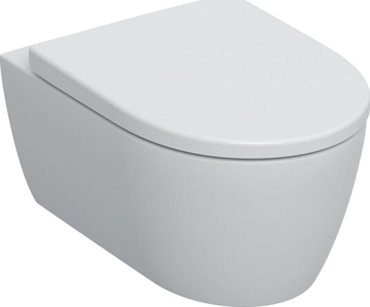 Geberit Icon Rimfree Vegghengt Toalett Hvit Matt / Turboflush