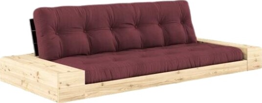 Karup Design Base Sovesofa Med Sideboks Svart Natt/710 Bordeaux