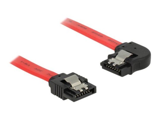 Delock SATA-kabel 50 cm med lås - Blå - Serial ATA 150/300/600 Delock SATA-kabel 50 cm med lås - Blå - Serial ATA 150/300/600