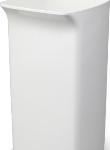 Affaldsspand Durable Durabin Square 40L Ekskl. Låg