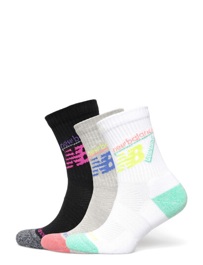New Balance Active Graphic Crew Socks 3 Pack Multi/patterned S New Balance Active Graphic Crew Socks 3 Pack Multi/patterned S