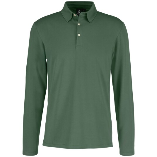 JOBELINE Pique herre Malme lang arm; Størrelse 2XL; Oliven JOBELINE Pique herre Malme lang arm; Størrelse 2XL; Oliven