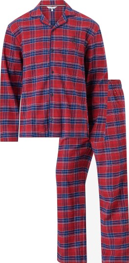 Tommy Hilfiger   Pysjsett Relaxed Flannel PJ Set  boxed   Rød