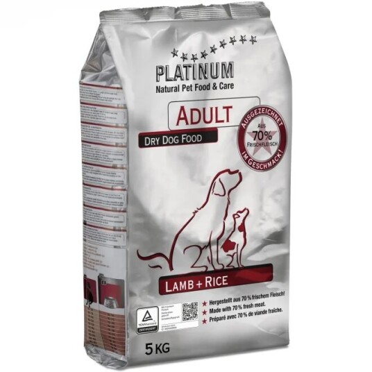 Platinum Hundemat Lam og Ris Tørrfôr 1,5 kg for Voksne Hunder Platinum Hundemat Lam og Ris Tørrfôr 1,5 kg for Voksne Hunder