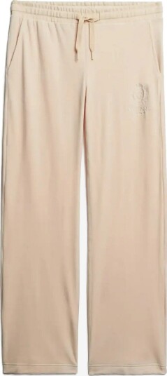 Superdry Country Club Velour Jogger   PINK TINT   14
