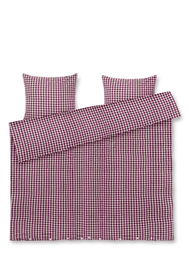 Juna Bæk & Bølge Dynetrekksett 200x220 cm Rosa / Plomme Juna Bæk & Bølge Dynetrekksett 200x220 cm Rosa / Plomme