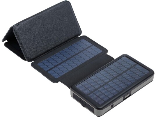 Sandberg 20000 mAh Solar Powerbank med 6 Paneler og Vannavstøtende Design - Svart Sandberg 20000 mAh Solar Powerbank med 6 Paneler og Vannavstøtende Design - Svart