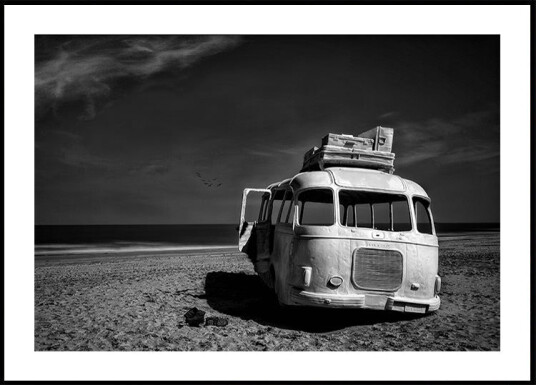 Beached Bus Plakat Plakat / 50x70cm