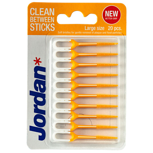 Jordan LARGE Clean Between Sticks Tannpirkere 20 stk.