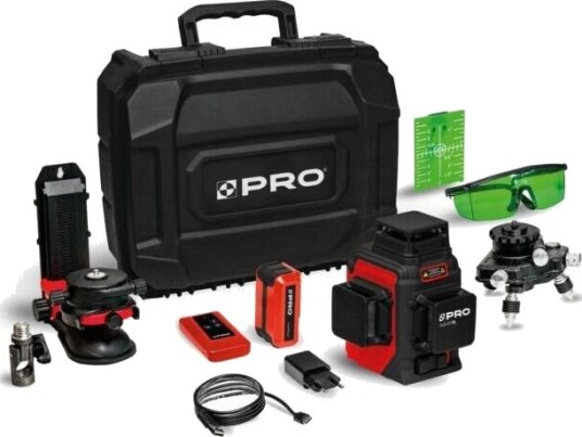 Pro AQ3DG Linjelaser 3x360° Selvutjevnende Grønt Lys Pro AQ3DG Linjelaser 3x360° Selvutjevnende Grønt Lys