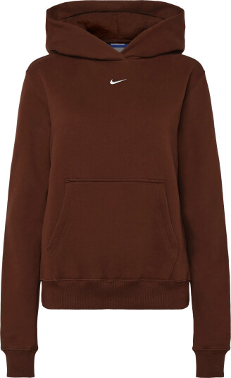 Nike W Nk Stdo Flc Mw Std Po Hdy Brown XS Nike W Nk Stdo Flc Mw Std Po Hdy Brown XS