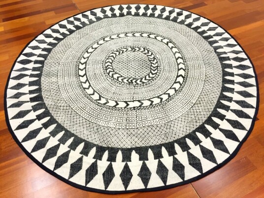 Runde tepper Marrakech rund sort/grå/hvit Størrelse: Ø 200 cm Runde tepper Marrakech rund sort/grå/hvit Størrelse: Ø 200 cm