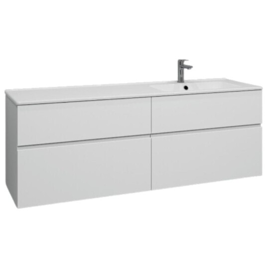 Svedbergs Poem Profil Servantskap D45 med 4 Skuffer Hvit / 160cm SV-3451661