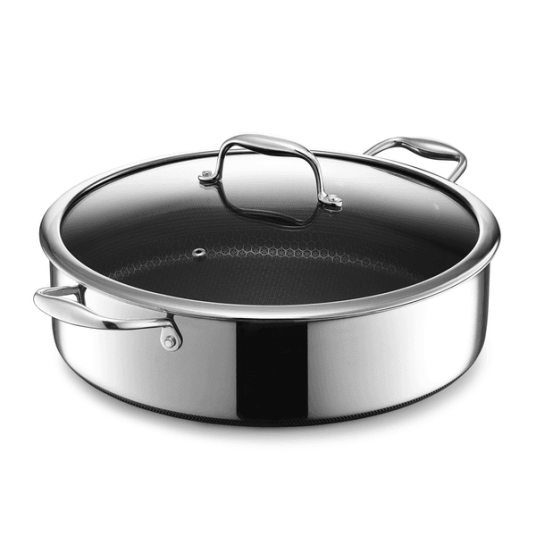 HEXCLAD Buffetgryte med lokk 6,6 ltr hybrid HEXCLAD Buffetgryte med lokk 6,6 ltr hybrid