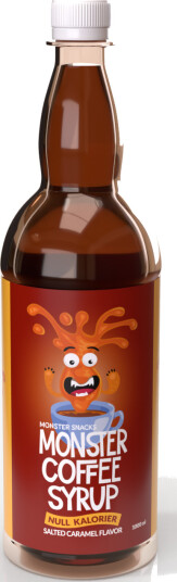 Monster Zero Coffee Syrup Salted Caramel 1000ml Monster Zero Coffee Syrup Salted Caramel 1000ml