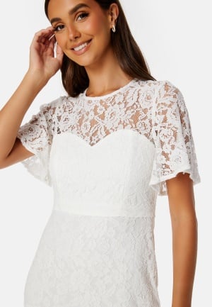 Bubbleroom Occasion Eliza Lace Wedding Gown White 46