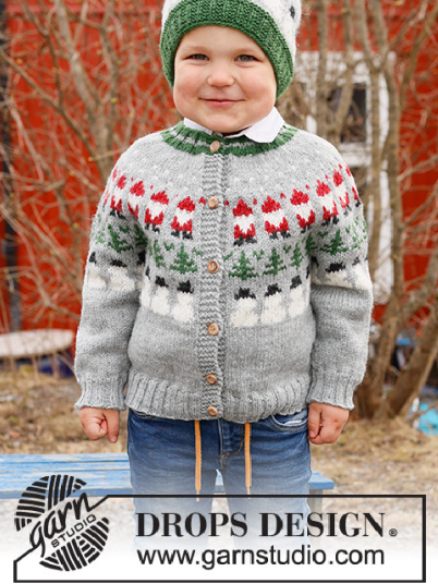 Drops 44 17 Christmas Time Cardigan