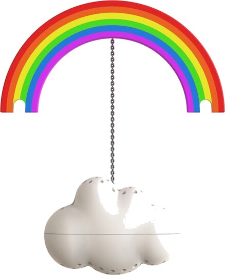 Winkee Tefilter   Rainbow Tea Infuser   Multi/patterned   H6CM
