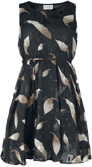 Innocent   Goth Kort kjole   Fallen leaves kjole   XS til 4XL   Damer   flerfarget
