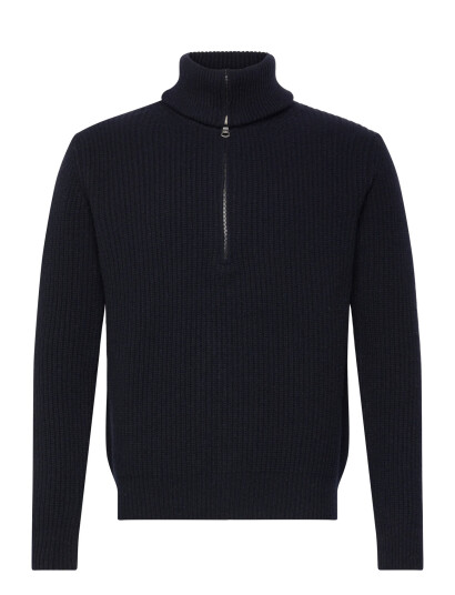 Oscar Jacobson Mauritz Half Zip - Black - XL Oscar Jacobson Mauritz Half Zip - Black - XL