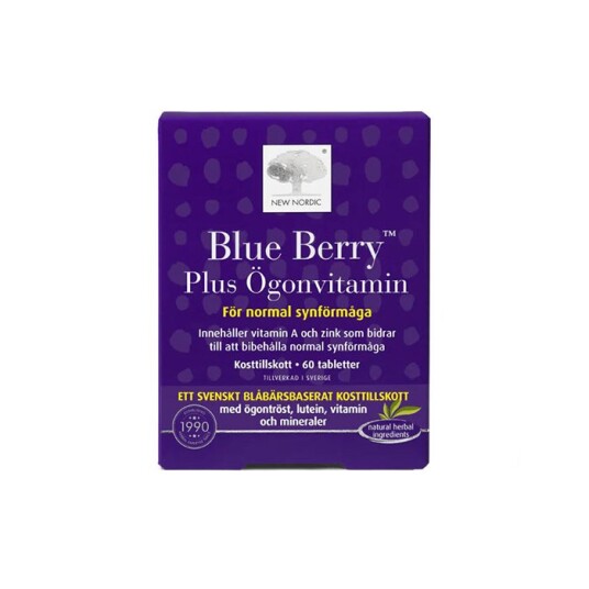 Blue Berry Plus Øjenvitamin 60 tabletter