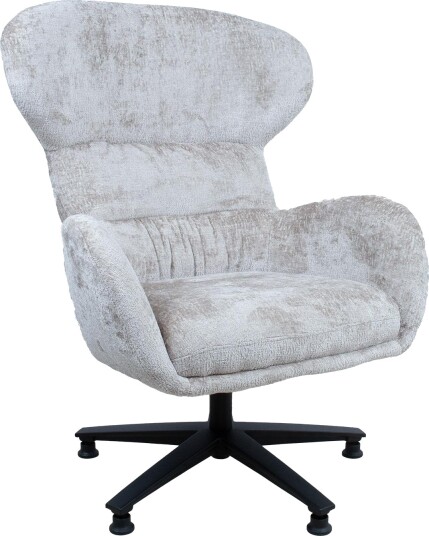 Lenestol HOME4YOU Karolina 100x40xh140 cm, eik - Kremhvit