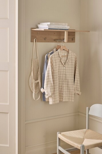 Ellos Home Hattehylle / kleshenger Aster Beige Ellos Home Hattehylle / kleshenger Aster Beige