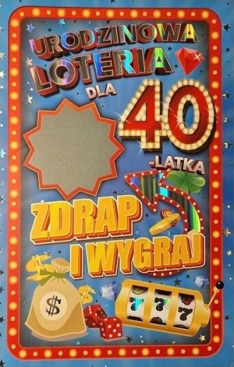 Yeku Kort Fødselsdag 40 Menn
