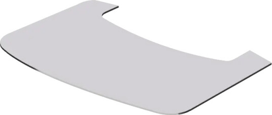 Nordpeis Uno 1 gulvplate i klart glass 50 GF-UNO01-010 Nordpeis Uno 1 gulvplate i klart glass 50 GF-UNO01-010