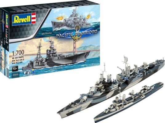 Revell Pacific Warriors Modellskip Byggesett 1:700