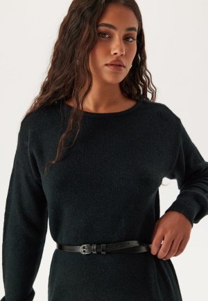 Pieces Pcpiona Slim Jeans Belt Black Detail:silver Trim 95 Pieces Pcpiona Slim Jeans Belt Black Detail:silver Trim 95