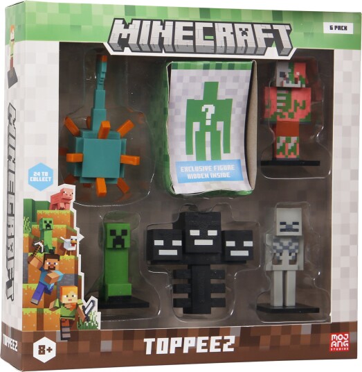 Minecraft 3D Figure 6-Pack Style 4