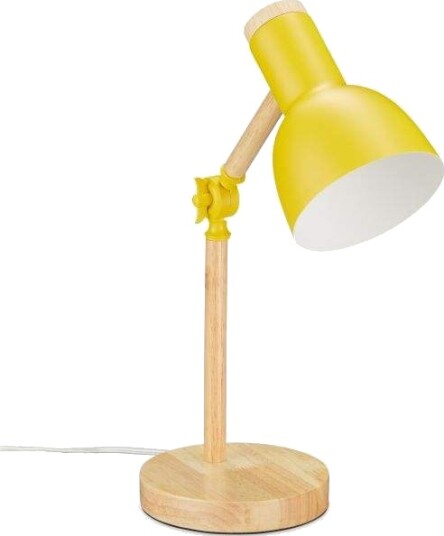 Skrivebordslampe i tre Skrivebordslampe i tre