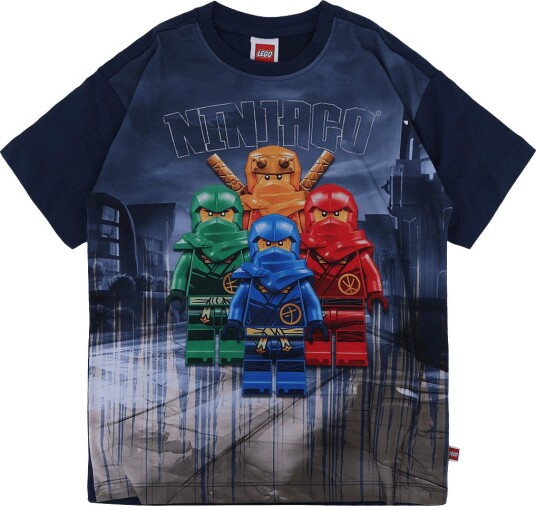 Lego Wear Lego® Ninjago® T-Shirt S/S - Lwtaj 311 - DARK NAVY - 146