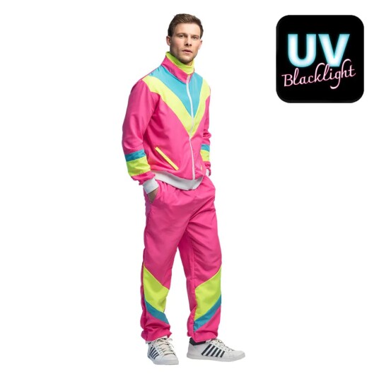 Boland Neon Rosa 80 talls Grilldress med Lommer til Mann XL