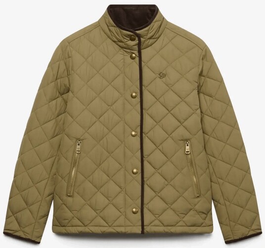 Superdry Estate Country Liner Jacket MOSS KHAKI 14