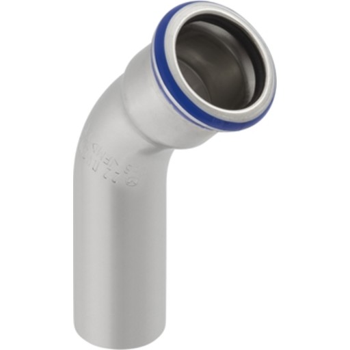 Geberit 54mm 45° Stål Bøy for Overvanns- og Drensrør