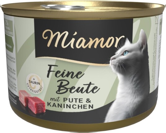 Miamor Våtfôr Feine Beute & Kanin Kalkun 12 X 185 G Miamor Våtfôr Feine Beute & Kanin Kalkun 12 X 185 G