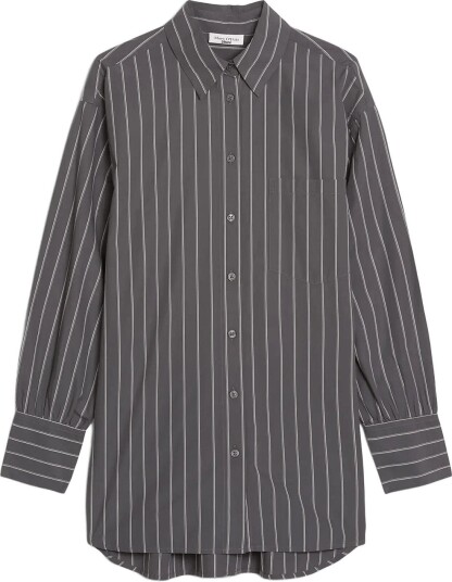 Marc O"Polo Woven Blouses Longsleeve   DARK GREY_MULTI_01   XXL