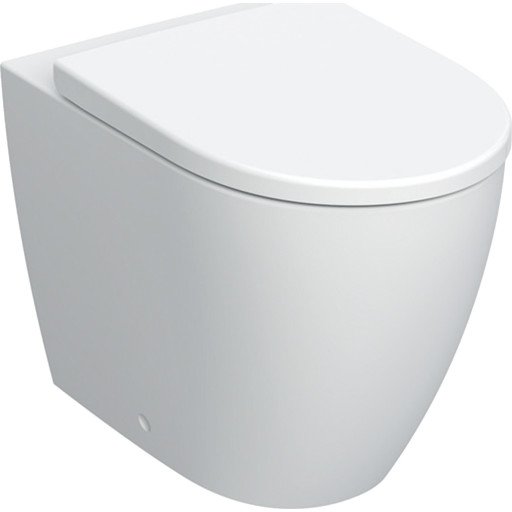 Geberit Icon Toalett, Back-to-wall, Uten Skyllekant, Matt Hvit