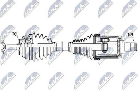 Nty Drivaksel NTY NPW BM 049