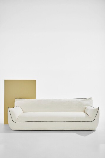 Jotex Sofa i Lin 3,5seter Kryssfiner/Lin/Andefjær Lin hvit Gia 1680160010