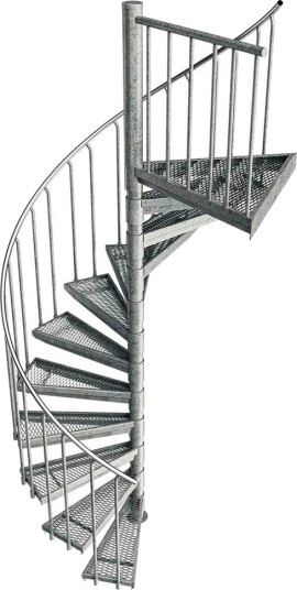 Scalant Scarvo M Spiraltrapp m/plattform 3,96 4,13 Ø180 Scalant Scarvo M Spiraltrapp m/plattform 3,96 4,13 Ø180