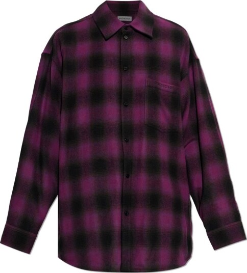 Balenciaga Herre Skjorter Lilla L,