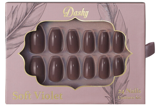 Dashy Soft Violet Nails 24 stk Kunstige negler